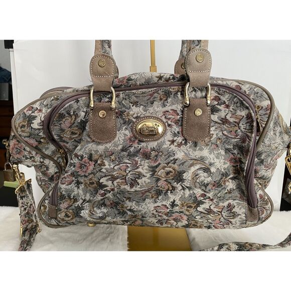 Ricardo Beverly Hills Floral Weekender Overnight Carryon Travel Bag Pre-Owned - Picture 1 of 9